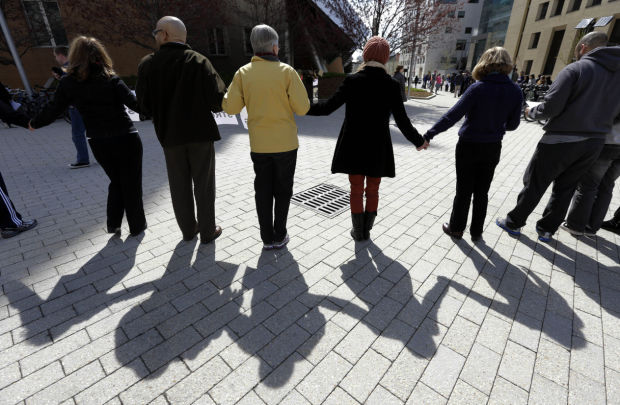 Moment of silence for bombing victims